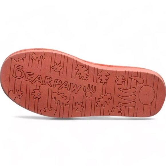 Bearpaw Boo Raspberry Pink Shearling Wool Line Curly Lamb Fur Mongolian Boots 8 - Picture 8 of 8